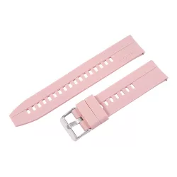   Műanyag okosóra szíj, gyorskioldós, rózsaszín színű, normál hossz, 20mm