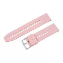   Műanyag okosóra szíj, gyorskioldós, rózsaszín színű, normál hossz, 22mm