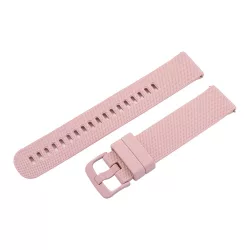   Műanyag okosóra szíj, gyorskioldós, rózsaszín színű, normál hossz, 20mm