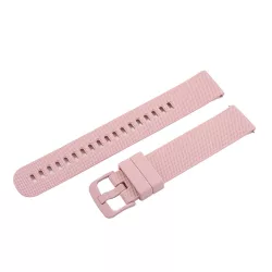   Műanyag okosóra szíj, gyorskioldós, rózsaszín színű, normál hossz, 16mm