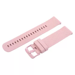   Műanyag okosóra szíj, gyorskioldós, rózsaszín színű, normál hossz, 22mm