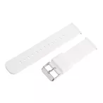   Műanyag okosóra szíj, gyorskioldós, fehér színű, normál hossz, 22mm