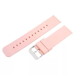   Műanyag okosóra szíj, gyorskioldós, púder színű, normál hossz, 22mm