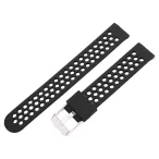   Műanyag okosóra szíj, gyorskioldós, fekete színű, normál hossz, 12 mm