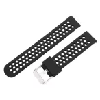   Műanyag okosóra szíj, gyorskioldós, fekete színű, normál hossz, 18 mm
