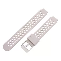   Műanyag okosóra szíj, gyorskioldós, szürke színű, normál hossz, 12 mm