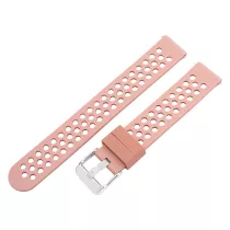   Műanyag okosóra szíj, gyorskioldós, rózsaszín színű, normál hossz, 16 mm