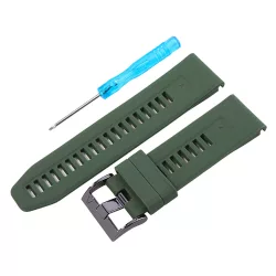   Garmin QuickFit, szilikon, zöld színű, normál hossz, 26 mm