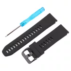   Garmin QuickFit, szilikon, fekete színű normál hossz, 20 mm