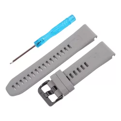   Garmin QuickFit, szilikon, szürke színű, normál hossz, 20 mm