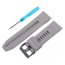   Garmin QuickFit, szilikon, szürke színű, normál hossz, 26 mm