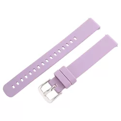   Műanyag okosóra szíj, gyorskioldós, lila színű, normál hossz, 14 mm