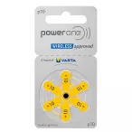 VP10 zinc-air gombelem (Varta), 6db/csomag
