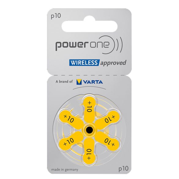 VP10 zinc-air gombelem (Varta), 6db/csomag