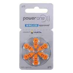 VP13 zinc-air gombelem (Varta), 6db/csomag