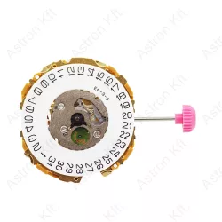 Miyota 9U15 quartz szerkezet, dátum 3 óránál, 2 mutatós