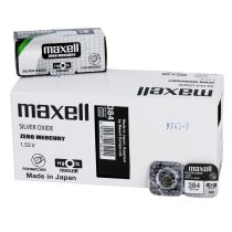 384 (SR41SW) ezüst-oxid gombelem, bl1 (Maxell)