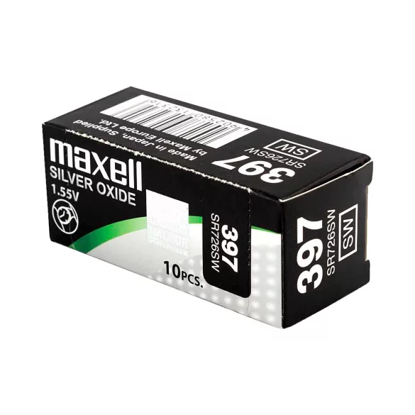 397 ezüst-oxid gombelem, bl1 (Maxell)