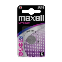1216 lithium gombelem, 1db/csomag (Maxell)