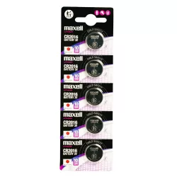 2016 lithium gombelem, 5db/csomag (Maxell)