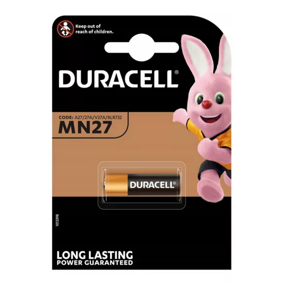 Duracell, MN27 micro elem, 12 V, 1db/csomag