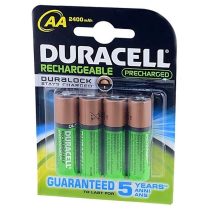 Duracell, ceruza akku 2400 mAh, bl 4 / db