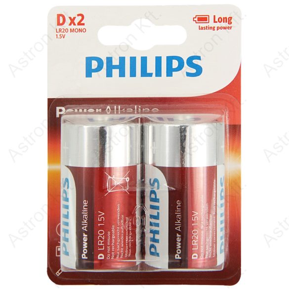 Philips Powerlife, góliát elem, bl2 / db