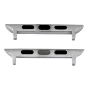   Apple Watch kompatibilis karcsat adapter, acél, ezüst színű, 38-42mm, 8db / szett