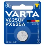   Varta alkáli fotóelem, V625U LR9 PX625, peremes gombelem 1.5V 1db/csomag