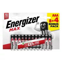 Energizer Max, Alkáli Mikro Elem, AAA 12db/csomag