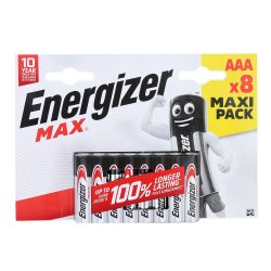 Energizer Max, Alkáli Mikro Elem, AAA B 8 / db