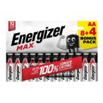Energizer Max, Alkáli Ceruza Elem, AA B12 / db