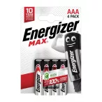 Energizer Max, Alkáli Mikro Elem, AAA 4db/csomag