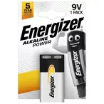 Energizer Power Alkáli 9V Elem 1db/csomag