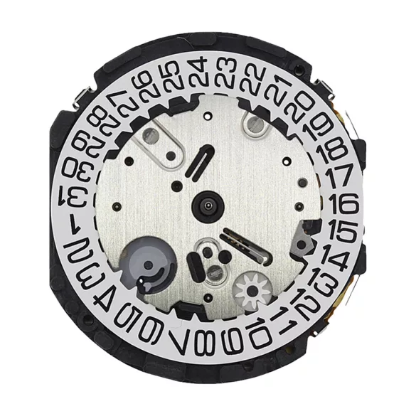 Epson VR32A quartz karóra szerkezet, 3+3mutatós, dátum 4 és 5 óra közt