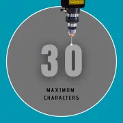 Extra hosszú szöveg gravírozás, maximum 30 karakter